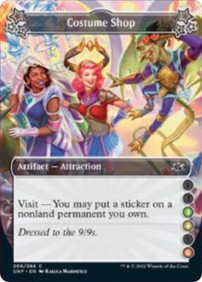 Costume Shop (3-4-6) card from Unfinity