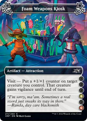 Foam Weapons Kiosk (4-6) card from Unfinity
