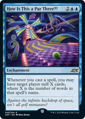 How Is This a Par Three?! card from Unfinity