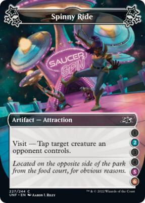 Spinny Ride (2-5-6) card from Unfinity