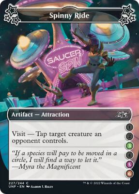Spinny Ride (3-5-6) card from Unfinity