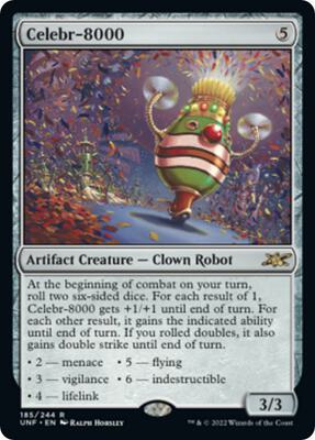 Celebr-8000 card from Unfinity