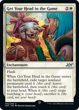 Get Your Head in the Game card from Unfinity