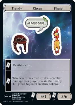 Trendy Circus Pirate card from Unfinity