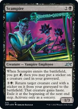 Scampire (Galaxy Foil) card from Unfinity