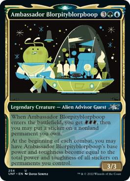 Ambassador Blorpityblorpboop (Showcase) card from Unfinity