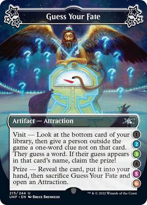 Guess Your Fate (2-3-5-6) card from Unfinity