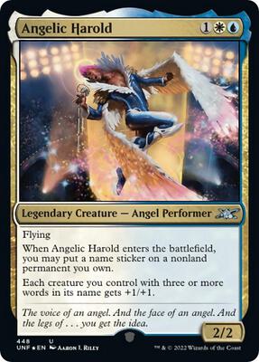Angelic Harold (Galaxy Foil) card from Unfinity
