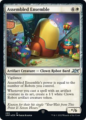 Assembled Ensemble (Galaxy Foil) card from Unfinity