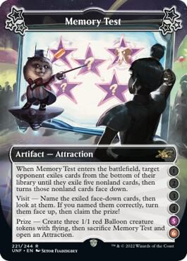 Memory Test (5-6) card from Unfinity