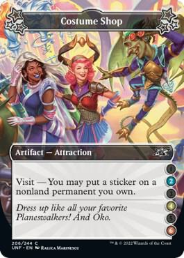 Costume Shop (2-4-6) card from Unfinity