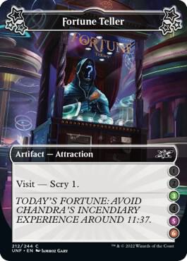 Fortune Teller (3-5-6) card from Unfinity