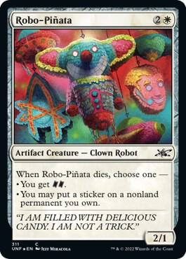 Robo-Pinata (Galaxy Foil) card from Unfinity