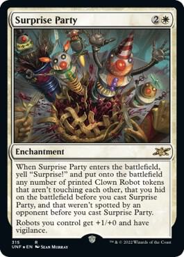 Surprise Party (Galaxy Foil) card from Unfinity