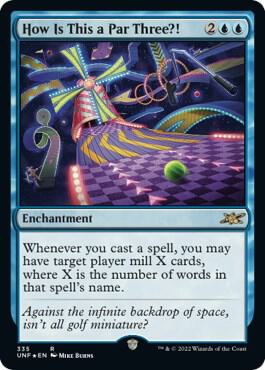 How Is This a Par Three?! (Galaxy Foil) card from Unfinity