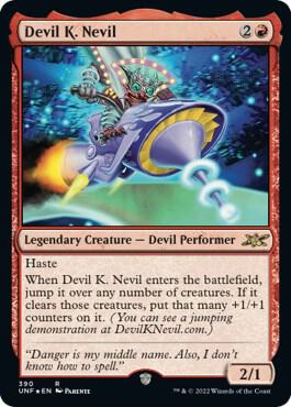 Devil K. Nevil (Galaxy Foil) card from Unfinity