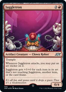 Juggletron (Galaxy Foil) card from Unfinity