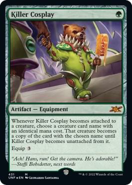 Killer Cosplay (Galaxy Foil) card from Unfinity