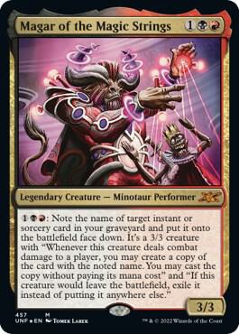 Magar of the Magic Strings (Galaxy Foil) card from Unfinity