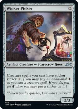 Wicker Picker (Galaxy Foil) card from Unfinity