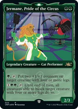 Jermane, Pride of the Circus (Showcase) (Galaxy Foil) card from Unfinity