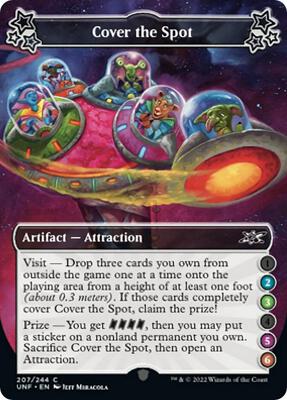 Cover the Spot (2-3-5-6) card from Unfinity