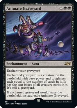 Animate Graveyard (Galaxy Foil) card from Unfinity