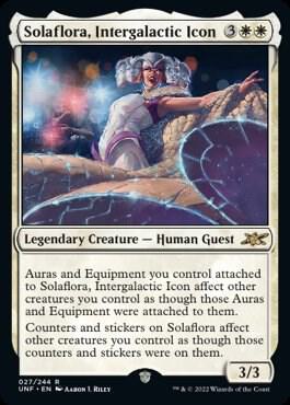 Solaflora, Intergalactic Icon card from Unfinity