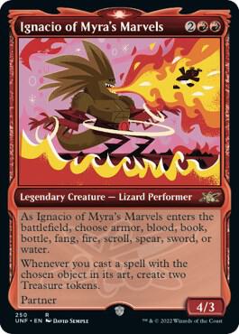 Ignacio of Myra's Marvels (Showcase) card from Unfinity