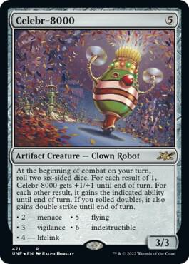 Celebr-8000 (Galaxy Foil) card from Unfinity