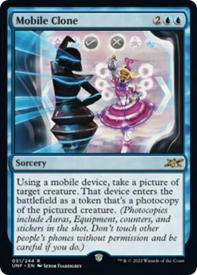 Mobile Clone card from Unfinity