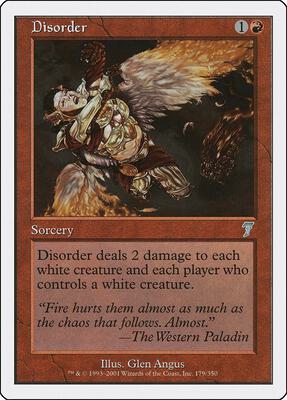 Disorder card from 7th Edition