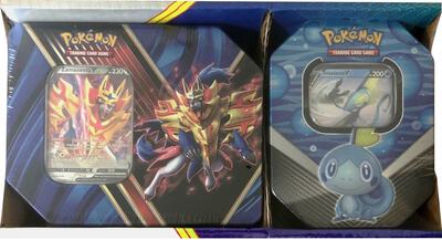 Legends of Galar Tin + Galar Partners Tin 2-pack [Zamazenta V/Inteleon V] (Retail Exclusive) card from SWSH01: Sword & Shield Base Set