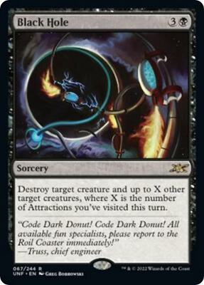 Black Hole card from Unfinity