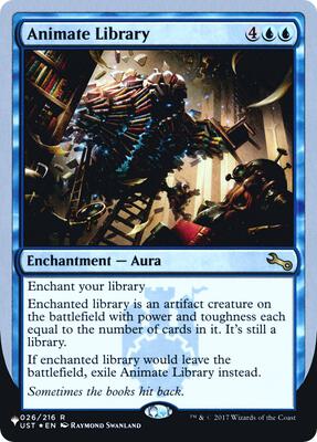 Animate Library card from The List Reprints