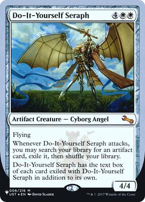 Do-It-Yourself Seraph card from The List Reprints