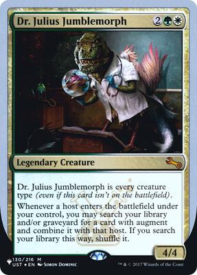 Dr. Julius Jumblemorph card from The List Reprints