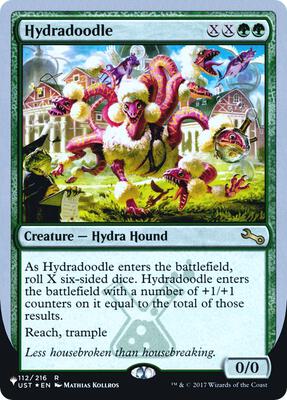 Hydradoodle card from The List Reprints