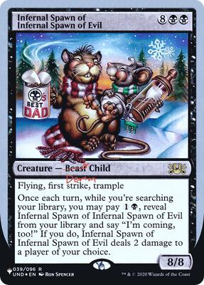 Infernal Spawn of Infernal Spawn of Evil card from The List Reprints