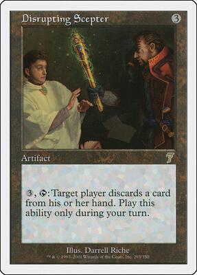 Disrupting Scepter card from 7th Edition