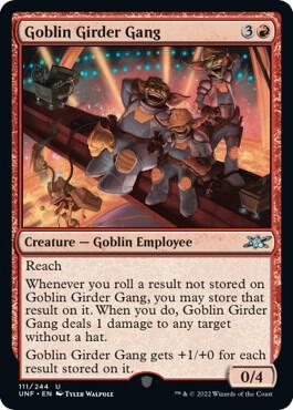 Goblin Girder Gang card from Unfinity