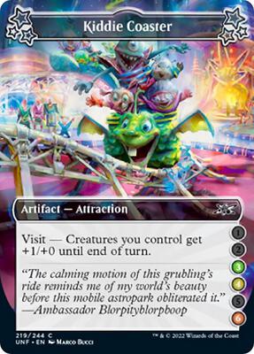 Kiddie Coaster (3-4-6) card from Unfinity