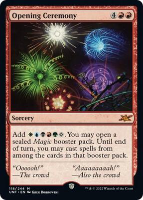 Opening Ceremony card from Unfinity