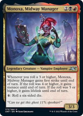 Monoxa, Midway Manager card from Unfinity