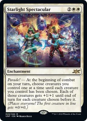 Starlight Spectacular card from Unfinity