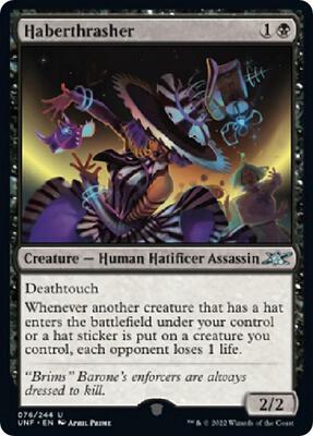 Haberthrasher card from Unfinity