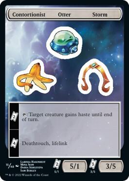 Contortionist Otter Storm card from Unfinity