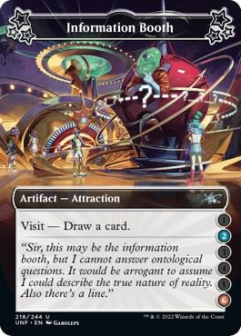 Information Booth (2-6) card from Unfinity