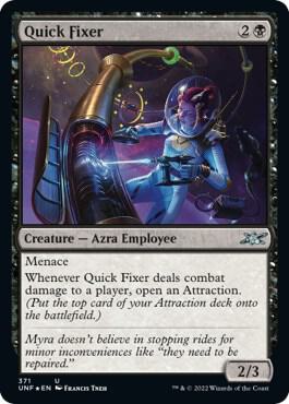 Quick Fixer (Galaxy Foil) card from Unfinity