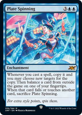Plate Spinning card from Unfinity